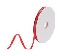 DMiotech 6mm Satin Ribbon 64m/210ft Thin Double Face Fabric Grosgrain Ribbon for Gift Wrapping Floral Hair Flower Bouquet, Bright Red