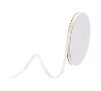 DMiotech 6mm Satin Ribbon 64m/210ft Thin Double Face Fabric Grosgrain Ribbon for Gift Wrapping Floral Hair Flower Bouquet, Beige