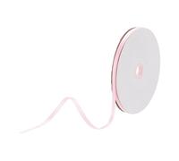 DMiotech 6mm Satin Ribbon 91m/300ft Thin Double Face Fabric Grosgrain Ribbon for Gift Wrapping Floral Hair Flower Bouquet, Pale Pink