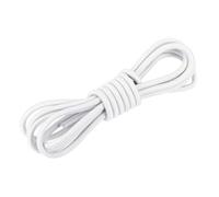 DMiotech 6mm Shock Cord, 3 M White Bungee Cord Tent Pole Shock Cord Round Elastic Kayak Rope Stretch String Marine Grade Heavy Polyester for DIY Projects Tie Downs