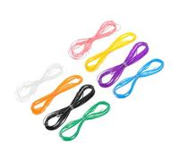 DMiotech 8pcs Lanyard String Plastic Lacing Cord String 2.5mm Gimp Strings Weaving Kit for Bracelet Necklaces Jewelry Making Keychain Art Crafts, (8 Colors, 2.5m/3 Yards)