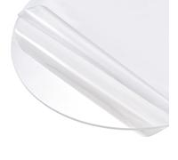 DMiotech 9" Diameter 3mm Thick Acrylic Sheet Circle Round Disc PMMA Acrylic Board for Craft DIY Display Project Sign Blank Clear