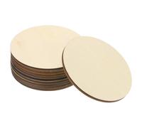 DMiotech Basswood Sheet Round Unfinished Wood Boards 6 Inch x 1/4 Inch Plywood Wood Circles Wood Discs for Crafts Painting Hobby DIY Model Projects, 10 Pack