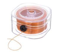 DMiotech Elastic String for Bracelets, 0.8mm Stretchy Strings Stretch Bead Cord Orange String Thread for Jewelry Bracelet Making Necklaces Beading DIY Craft, 82m/90 Yards