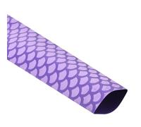 DMiotech Heat Shrink Sleeve Wrap Tubing x Tube Tubing for Fishing Rod Grips and Other Grips, Non Slip - Insulation - Waterproof 40'' Lengths, Dia 35mm Purple Scales