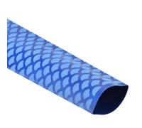 DMiotech Heat Shrink Sleeve Wrap Tubing x Tube Tubing for Fishing Rod Grips and Other Grips, Non Slip - Insulation - Waterproof 40'' Lengths, Dia 35mm Blue Scales