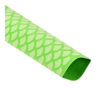 DMiotech Heat Shrink Sleeve Wrap Tubing x Tube Tubing for Fishing Rod Grips and Other Grips, Non Slip - Insulation - Waterproof 40'' Lengths, Dia 30mm Green Scales