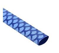 DMiotech Heat Shrink Sleeve Wrap Tubing x Tube Tubing for Fishing Rod Grips and Other Grips, Non Slip - Insulation - Waterproof 40'' Lengths, Dia 15mm Blue Scales