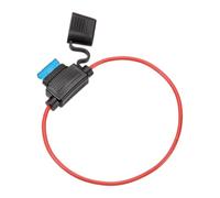 DMiotech Inline Fuse Holder DC 32V 16 AWG Waterproof Blade Fuse Holder 15A for Automotive, Marine, Truck, Motorcycle Blue