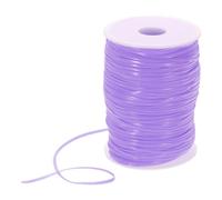 DMiotech Lanyard String Plastic Lacing Cord String 2.5mm Light Purple Gimp Strings Weaving Kit for Bracelet Necklaces Jewelry Making Keychain Art Crafts, 92m/101 Yards