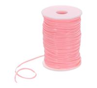 DMiotech Lanyard String Plastic Lacing Cord String 2.5mm Pink Gimp Strings Weaving Kit for Bracelet Necklaces Jewelry Making Keychain Art Crafts, 92m/101 Yards