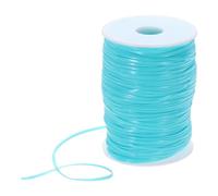 DMiotech Lanyard String Plastic Lacing Cord String 2.5mm Sky Blue Gimp Strings Weaving Kit for Bracelet Necklaces Jewelry Making Keychain Art Crafts, 92m/101 Yards