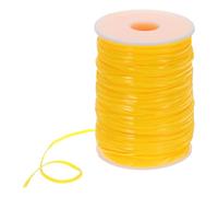 DMiotech Lanyard String Plastic Lacing Cord String 2.5mm Yellow Gimp Strings Weaving Kit for Bracelet Necklaces Jewelry Making Keychain Art Crafts, 92m/101 Yards