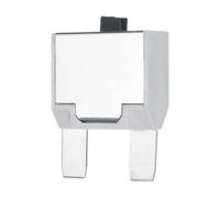 DMiotech Manual Max Reset Fuse, 28V DC 20A ATC/ATO Auto Circuit Breaker Reset Fuses Low Profile Blade Fuses for Car Truck SUV Marine Boat Motorcycle, Gray