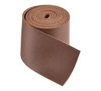 DMiotech Red Brown Faux Leather Strap 1.6 Inch Wide 39 Inch Long Flat Leather Belt Strip 1.3mm Thick Single Sided Cord for Arts Craft DIY, Traction Ropes, Bag Straps