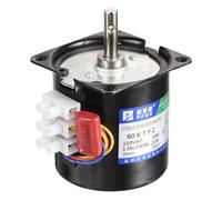 DMiotech Synchronous AC Reduction Motor 60KTYZ AC110V 20RPM Ac Motor 20N.CM CW/CCW Low Noise Gearbox Electric Motor for Instrumentation Automation Control