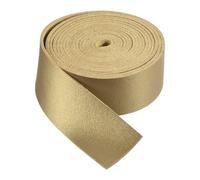 DMiotech Yellow Faux Leather Strap 1 Inch Wide 78 Inch Long Flat Leather Belt Strip 1.3mm Thick Single Sided Cord for Arts Craft DIY, Traction Ropes, Bag Straps