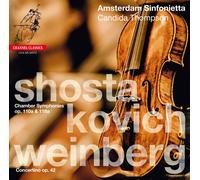 Dmitri Shostakovich : Shostakovich: Chamber Symphonies, Op. 110a & 118a/... CD