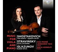 Duo Phoné – Music for Viola & Piano by Shostakovich, Stravinksy & Glazunov – Edel