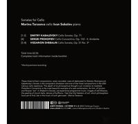 Dmitry Kabalevsky : Dmitry Kabalevsky/Vissarion Shebalin: Sonatas for Cello CD