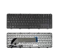 DMJBNBPO SP/US/Russian Keyboard，Compatible ForHP，PROBOOK | 450 GO 450 G0 450 G1 470 455 G1 450-G1 450 G2 455 G2 470 G0 G1 G2 S15 / S17 RU(Sp)