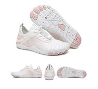 DMJHJY Grounding Shoes With Copper, Barefoot Shoes, Hike Footwear, Waterproof Trail Running (White, 41 EU)