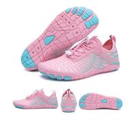 DMJHJY Grounding Shoes with Copper, Grounding Allround Barefoot Shoes Women Men, Hike Footwear-Waterproof Trail Running (Pink,36)
