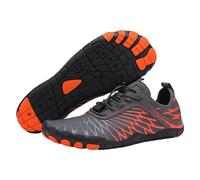 DMJHJY Grounding Shoes with Copper, Grounding Shoes, Barefoot Shoes for Women Men, Hike Footwear Waterproof Trail Running (Orange,44)