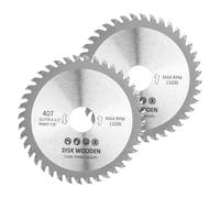 DMJJSD® Circular Saw Blade,2 pcs 115mm Carbide Saw Blade 4.5" Angle Grinder Circular Saw Blade 40 Teeth for Woodworking Cutting Disc Wood Plastic Alloy Carbide Finishing Saws Blade