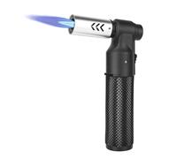 DMJJSD® Kitchen Blow Torch Butane Torch Adjustable Mini Blow Torch Lighter Big Jet Flame Refillable Soldering Torch Lighte for Desserts, Creme Brulee, Welding, Industrial (NO Gas)