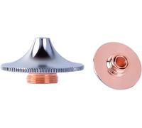 DMK D28 M11 H15 High Speed Laser Cutting Nozzle Ultra-high Speed Double Layer Triangular Core Copper Nozzles for Raytools WSX BOCI (High Speed Double, 1.0mm)