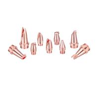 DMK Qilin Copper Laser Welding Nozzles, M10/M16 Thread, Compatible with XingHong/Qilin DWT20, High Concentricity Design (Silk 1.0mm, H25 A)