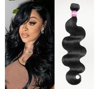 DMKEEP 12A Bundles 20 Inch Body Wave Human Hair Bundles 100% Unprocessed Brazilian Unprocessed Virgin Hair Single Bundles Quick Weave Natural Color