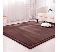 Dmkjdzsw Coral Velvet MatArea Rugs,Yoga Mat Exercise Pads,children'sLarge Foldable Play Mat, Extra Soft Activity Floor Mat Playroom Bedroom-C-200 * 200cm