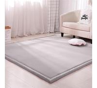 Dmkjdzsw Coral Velvet MatArea Rugs,Yoga Mat Exercise Pads,children'sLarge Foldable Play Mat, Extra Soft Activity Floor Mat Playroom Bedroom-D-150 * 200cm