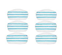 DMKQTEW Replacement Steam Mop Pads, Compatible for PurSteam PureSteam ThermaPro 211 10-In-1 Steam Mop Cleaner 6-Pack