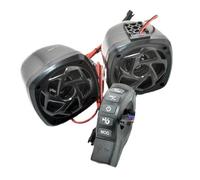 DML7TC Handlebar Sound Speaker Motorcycle Speaker FM Radio Riding Accessories Audio Music Player 3 Modes