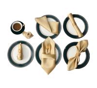 DMLAYHP 12Pcs 30X30cm Satin Table Napkin Soft Wedding Banquet Square Table Napkins Dinner Party Decoration(5)