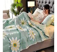 DMLEF Reversible Cooling Blanket Single Double King Size Summer Quilt Microfibre Coverless Duvet All Seasons Cool Summer Duvet Anti Allergenic, Lightweight and Machine Washable (200x230cm,A3)
