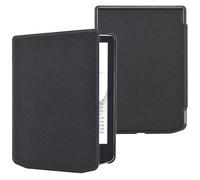 DMLuna Case for Pocketbook Touch HD 3, Touch Lux 5/ Lux 4, Basic Lux 4/ Lux 3/ Lux 2, Color, Ultra Slim Lightweight Premium PU Leather Protective Cover with Auto Sleep/Wake Function, Black