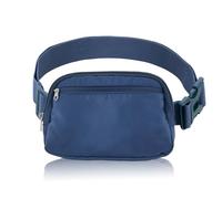 DMLuna Small Crossbody Bags for Women Trendy, Lightweight Waist Pack for Women & Men, Mini Belt Bag, Waist Bag with Adjustable Strap for Running Workout Traveling, Navy Blue