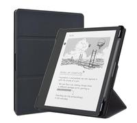 DMLuna Tri-Fold Stand Case for 10.2" Kindle Scribe 1st Generation - 2024/2022 Release, Premium PU Leather Cover with Auto Sleep Wake Function, Built-in Pen Holder, Magnetic Closure, Black