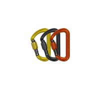 DMM A302-P3A Shadow Screwgate 3 Pk Lime/Grey/Orange Size: one size