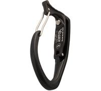 DMM Aluminum D-Shape Wiregate Carabiner - Matt Grey, 2.2oz, Climbing