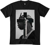 DMNTeestore Pop Smoke Christ t-Shirt for Men t-Shirt for Black Black M