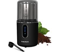 DmofwHi Cordless Coffee Grinder Electric, USB Rechargeable Coffee Bean Grinder with 304 Stainless Steel Blade and Removable Bowl-Black