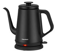 DmofwHi - Electric Gooseneck Kettle (1.0 L), 1000 Watt 304 Stainless Steel, Automatic Shut-Off, Kettle for Coffee and Tea, Matte Black