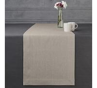 D'Moksha Homes 100% Pure Linen Table Runners Machine Washable, Table Runner For Spring Summer Fall Table Runner 14 X 72 Inch Vintage Natural