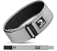 DMoose Auto Locking Weight Training Belt - 4" Nylon Squat Belt for Men and Women With Adjustable Buckle, Provides Lumbar Support & Stability for Weight Lifting