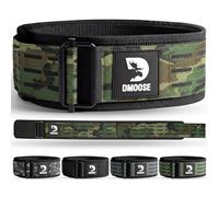 DMoose Auto Locking Weight Training Belt, Provides Lumbar Support & Stability 4" Nylon Squat Belts for Men with Adjustable Buckle, Gym Belt for Women Weight Lifting
